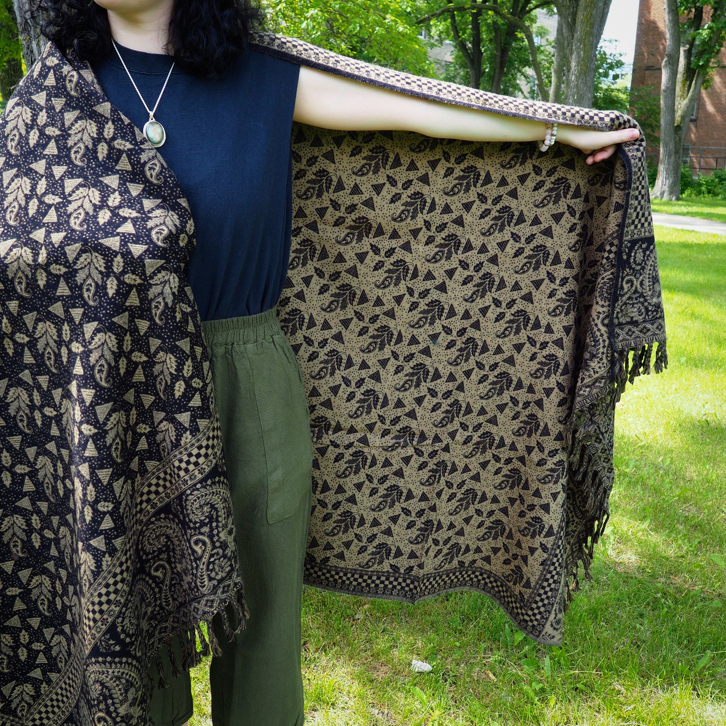 Shawl, Midnight - Shakti