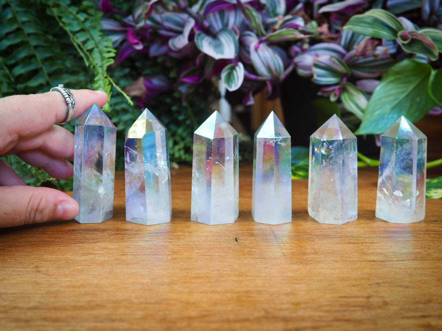 Angel-Aura Quartz Towers - Shakti