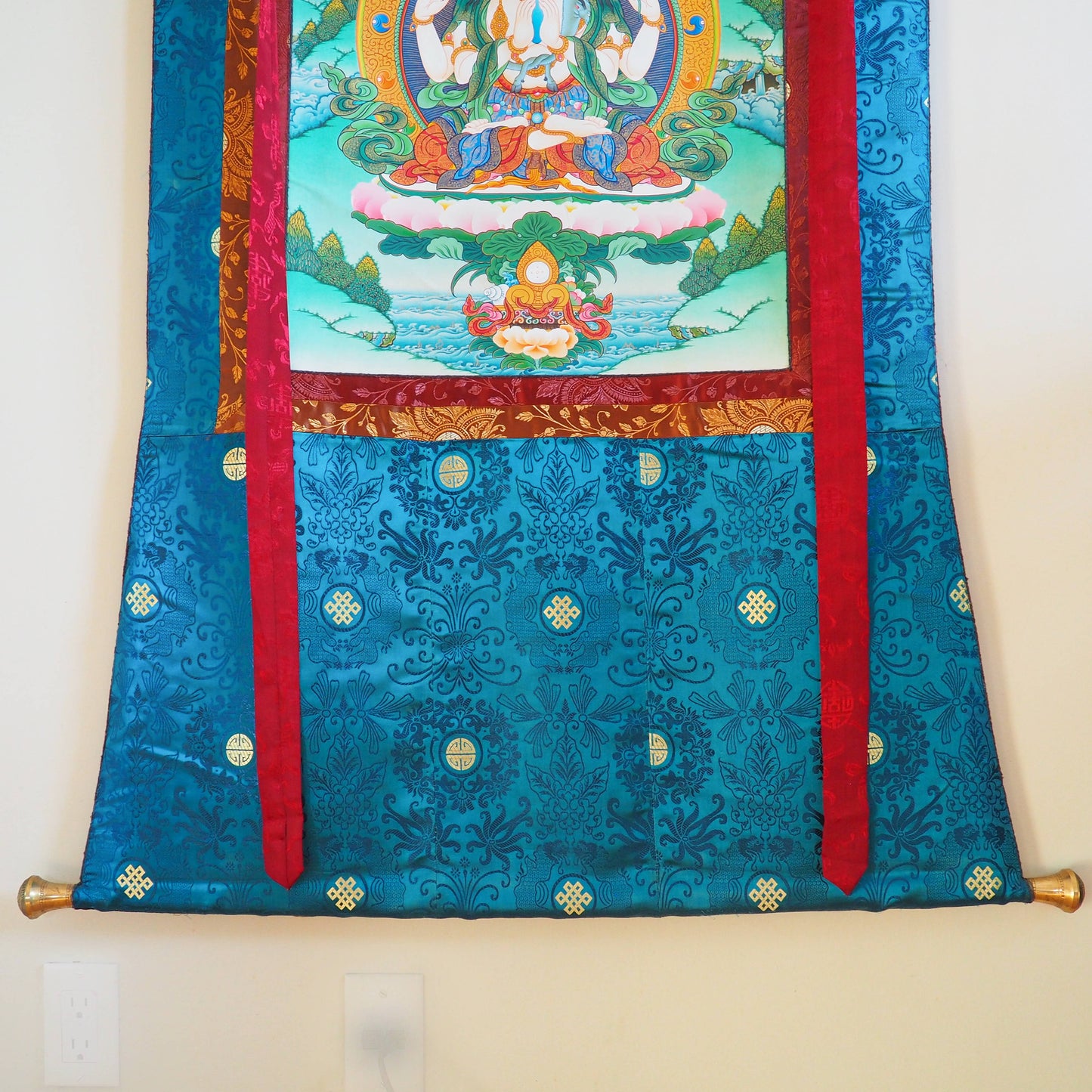 Thangka - Chenrezig Buddha of Compassion - Shakti
