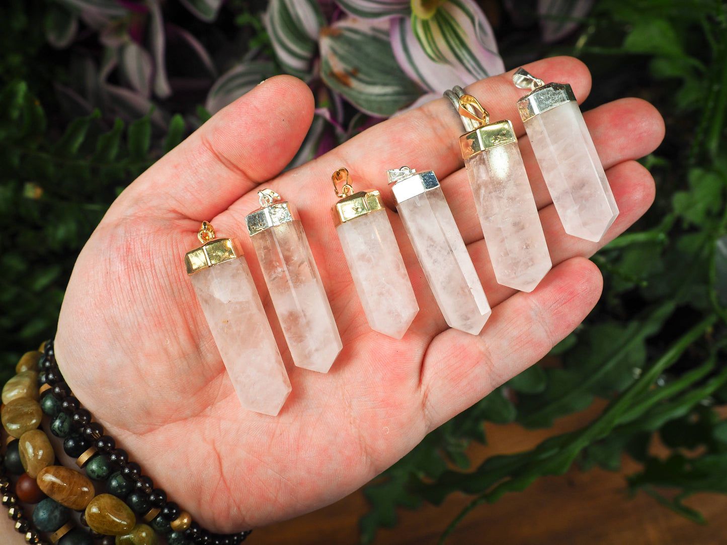Rose Quartz Pendants - Shakti