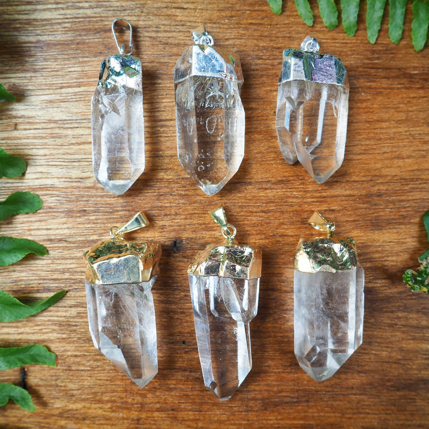 Clear Quartz Pendants - Shakti