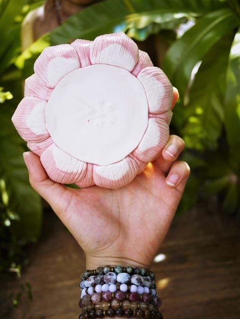 Incense Holder - Lotus Flower (L / Pink) - Shakti