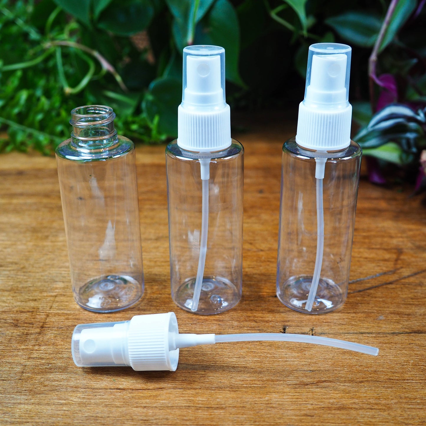 Clear Plastic Spray Bottle (60ml) - Shakti