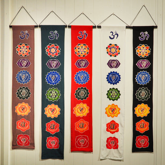 Batik Chakra Banner, Small - Shakti