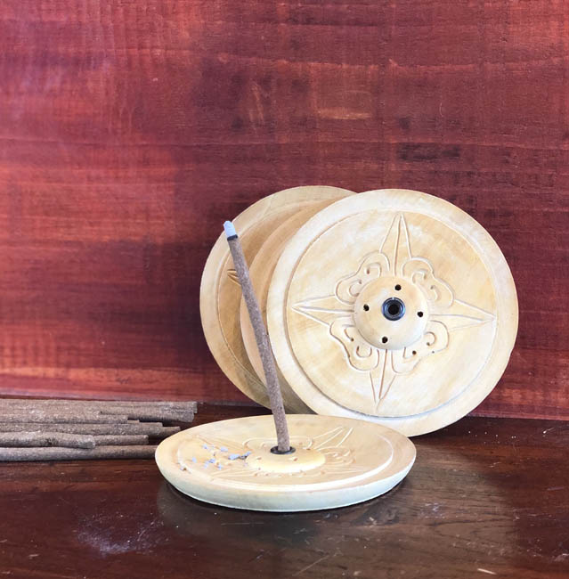 Wooden Incense Holders - 3 sizes - Shakti