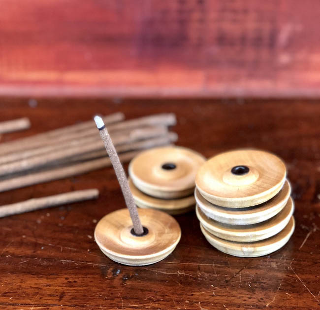 Wooden Incense Holders - 3 sizes - Shakti