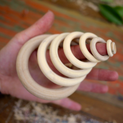 Wooden Rings/Stands - Shakti