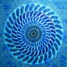Load image into Gallery viewer, Wall Hanging - Feather Mandala (Blue)
