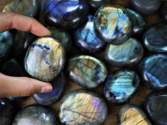 Labradorite Palm Stones - Shakti