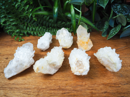 Pineapple Quartz Clusters - Shakti