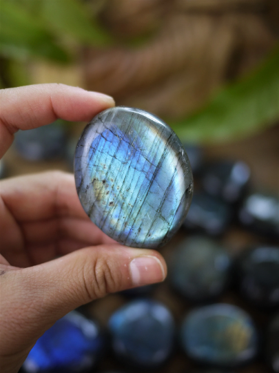 Labradorite Palm Stones - Shakti