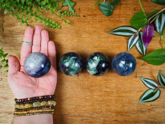 Fluorite Spheres - Shakti
