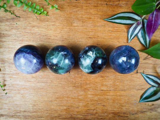 Fluorite Spheres - Shakti