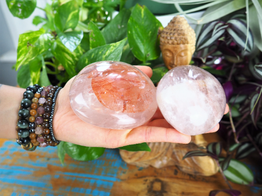 Hematoid Palm Stones - Shakti
