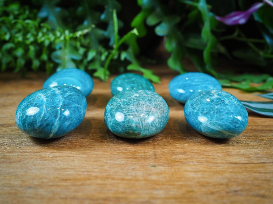 Amazonite Palm Stones - Shakti