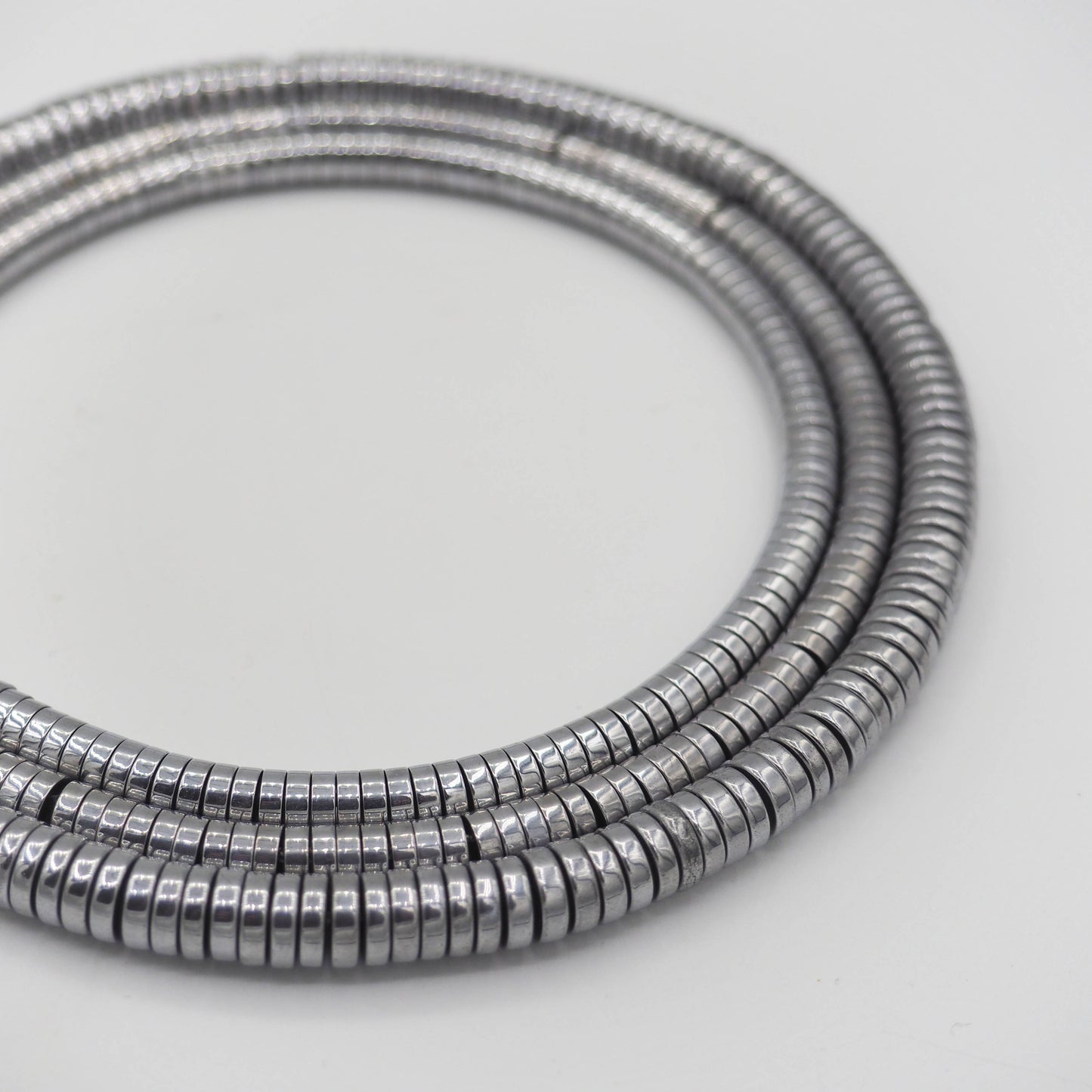 Hematite - Heishi (Silver) - Shakti