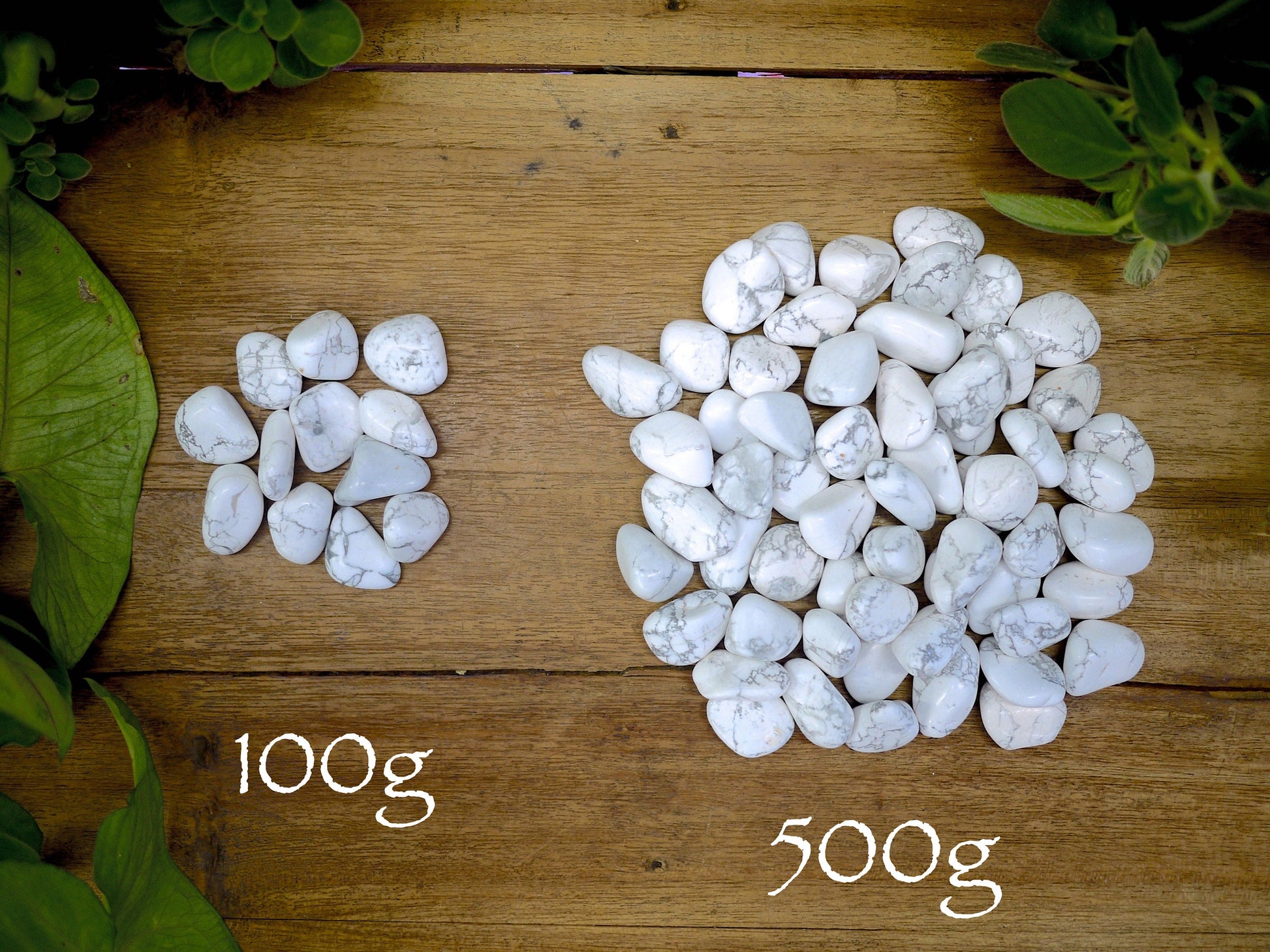 White Howlite Tumble Stones - Shakti