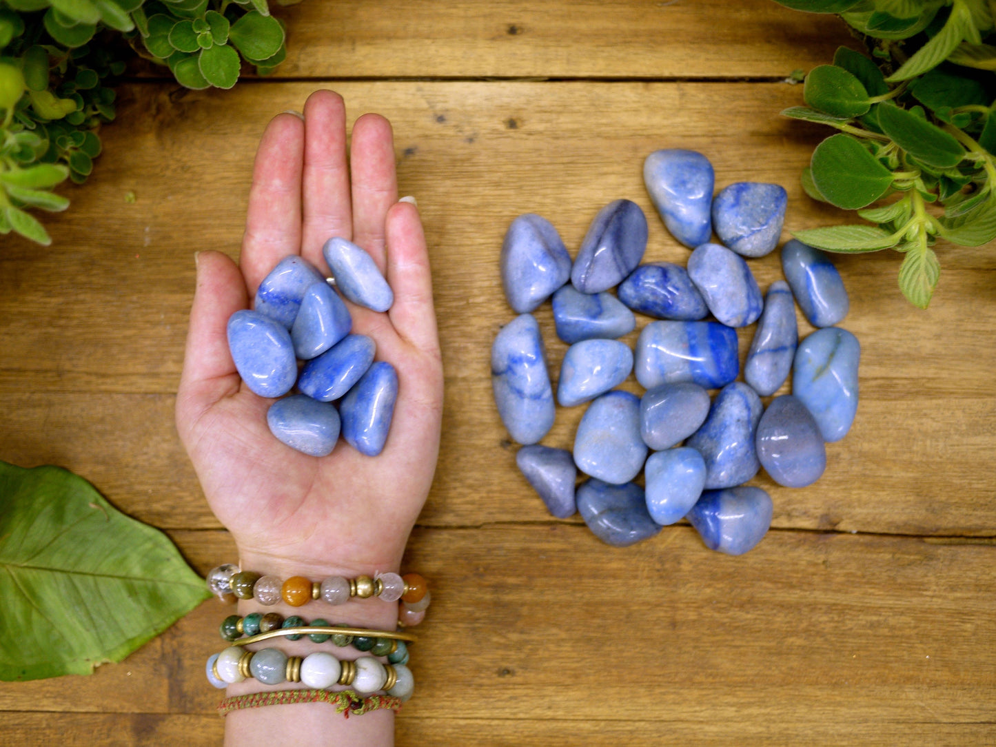 Dumortierite (Blue Quartz) Tumble Stones - Shakti