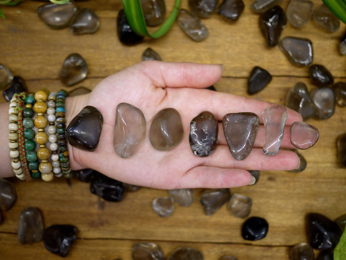 Smoky Quartz Tumble Stones - Shakti