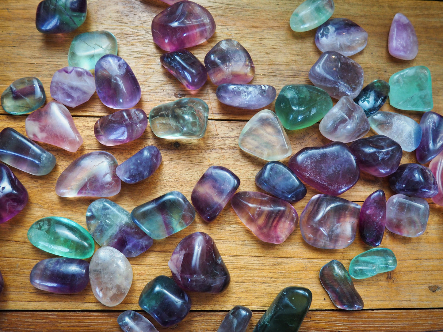 Fluorite Tumble Stones - Shakti