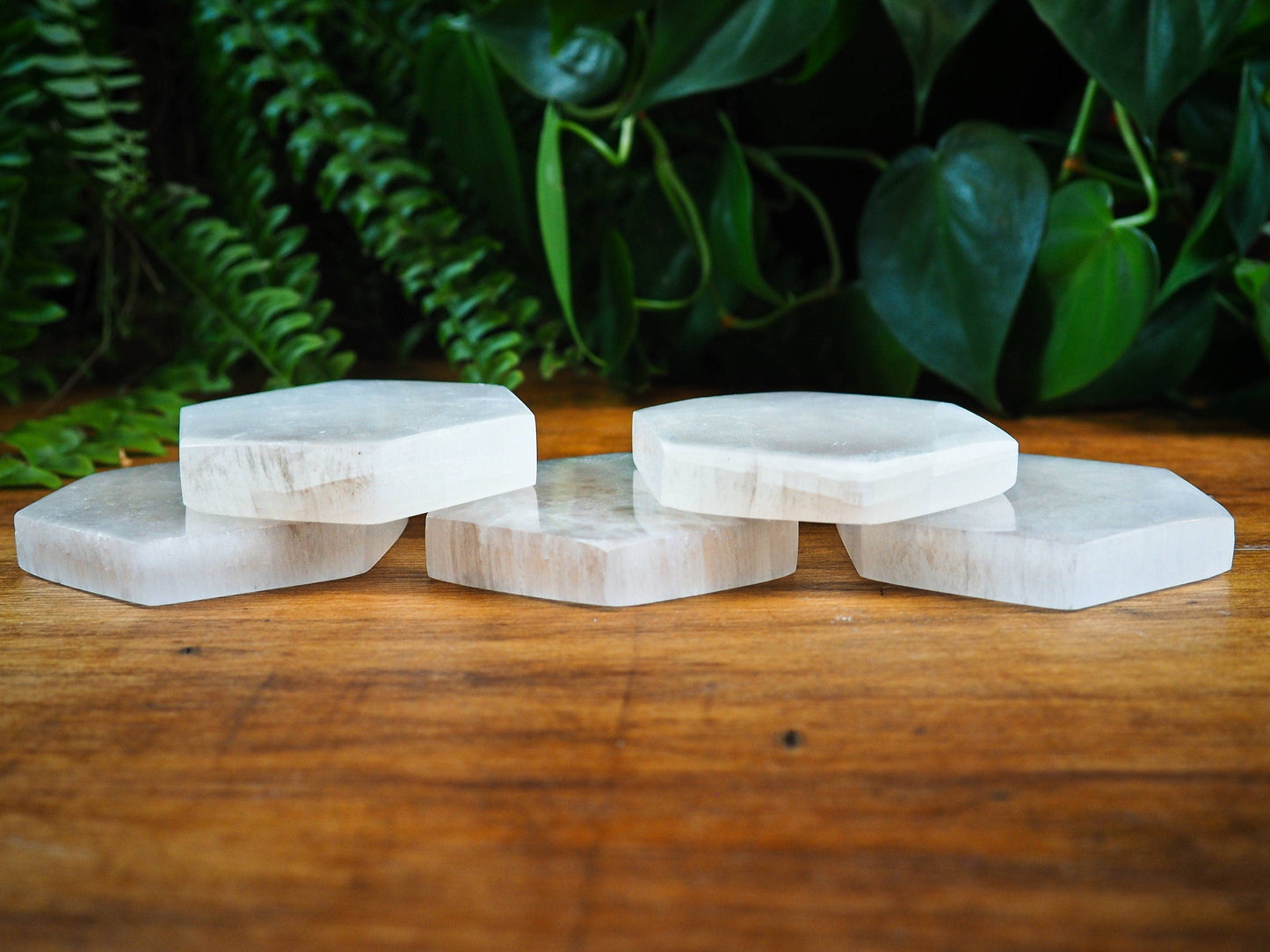 Selenite Slabs, Hexagonal - Shakti
