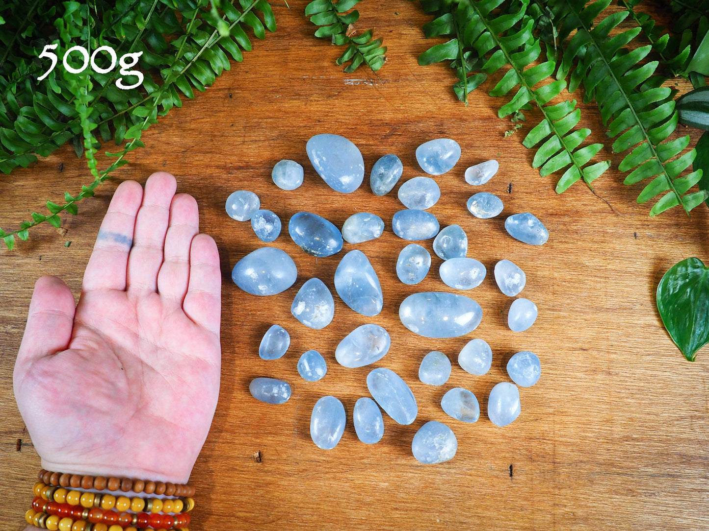 Celestite Tumble Stones - Shakti