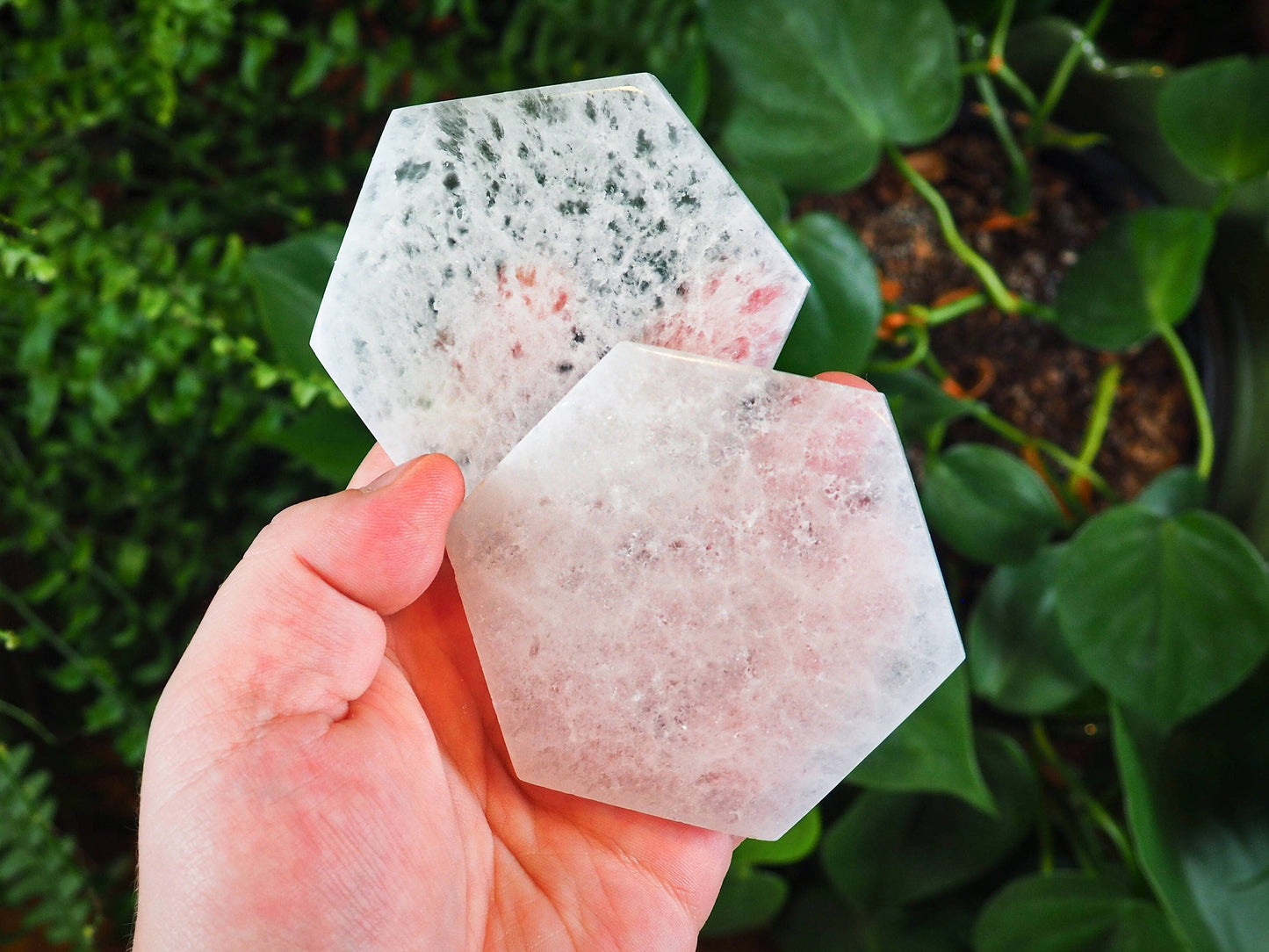 Selenite Slabs, Hexagonal - Shakti