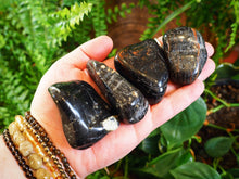 Load image into Gallery viewer, Black Tourmaline Tumble Stones
