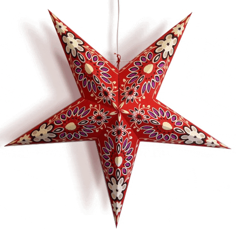 Paper Star Lanterns (5 Lantern Mixed Bundle) - Shakti