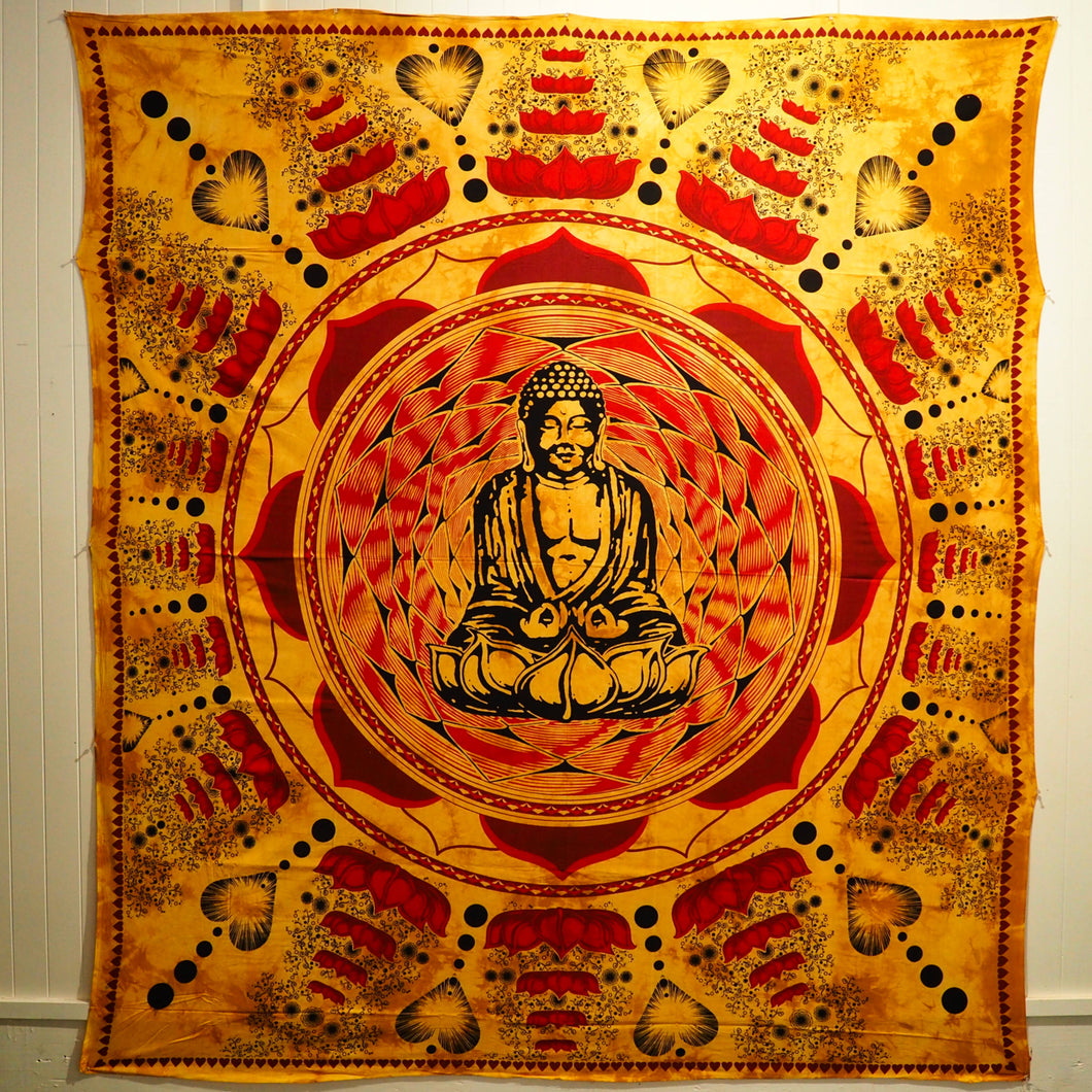 Wall Hanging - Anahata Buddha (Yellow)