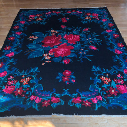 Turkish Rugs - Karabag (Black)