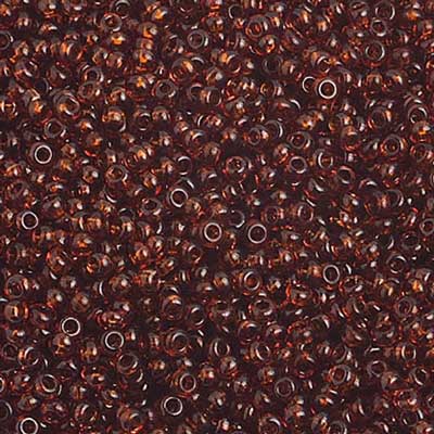 Czech Seed Bead, 10/0 (Trans. Brown) - Shakti