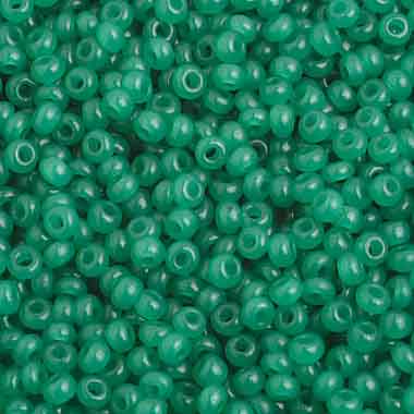 Czech Seed Bead, 10/0 (Oily Green) - Shakti