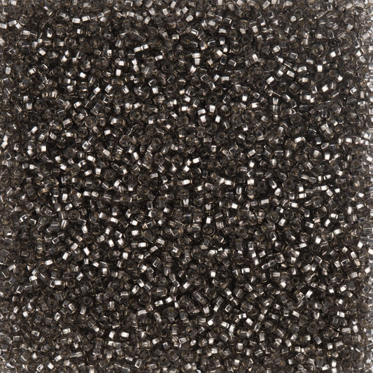 Czech Seed Bead, 10/0 (S/L Light Grey Solgel)