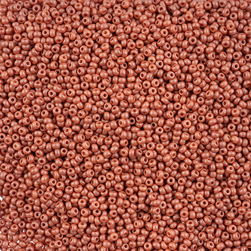 Czech Seed Bead, 10/0 (Permalux Dyed Chalk Light Brown) - Shakti