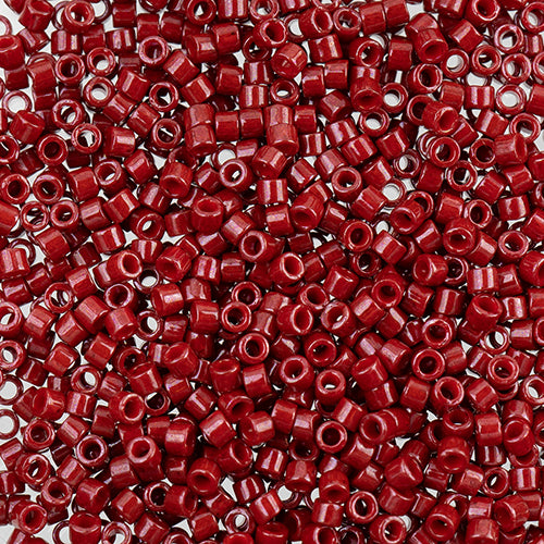 Miyuki Delica Seed Bead, 11/0 (Cranberry Red Dyed)