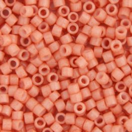 Miyuki Delica Seed Bead, 11/0 (Salmon Opaque Dyed)