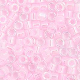 Miyuki Delica Seed Bead, 11/0 (Pale Pink Lined-Dyed)