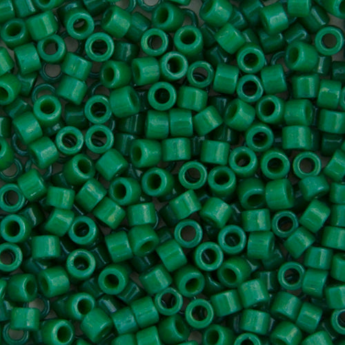 Miyuki Delica Seed Bead, 11/0 (Green Jade Opaque Dyed)