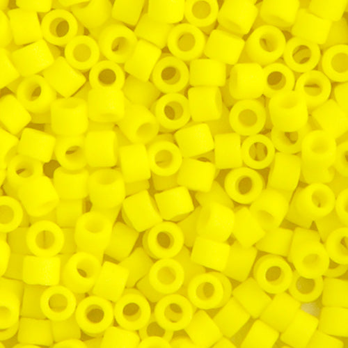 Miyuki Delica Seed Bead, 11/0 (Yellow Matte Opaque)