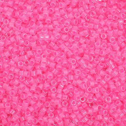 Miyuki Delica Seed Bead, 11/0 (Light Pink Luminous Neon)