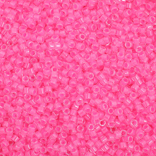Miyuki Delica Seed Bead, 11/0 (Light Pink Luminous Neon)