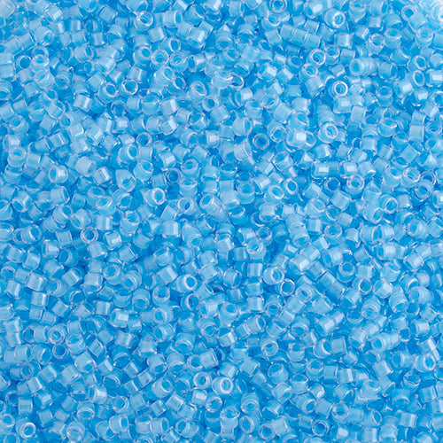Miyuki Delica Seed Bead, 11/0 (Ocean Blue Luminous Neon)
