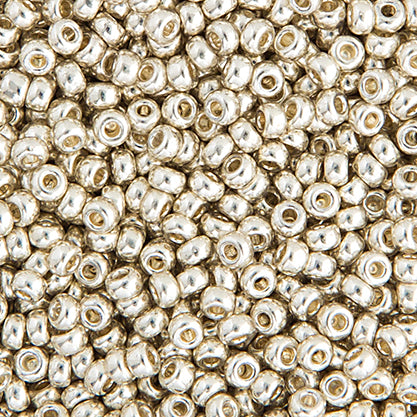 Miyuki Seed Bead, 15/0 (Silver Galvanized)