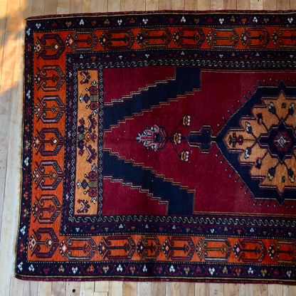 Turkish Rugs - Konya (Orange-Red)