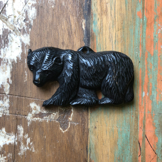 Horn Carvings, Bear ver.3 - Shakti