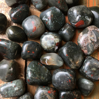 Bloodstone Tumble Stones - Shakti