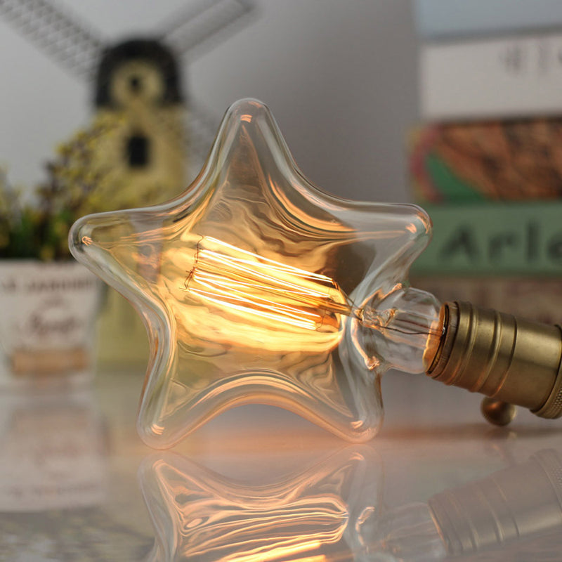 LED Filament Lamp + Cord, Star