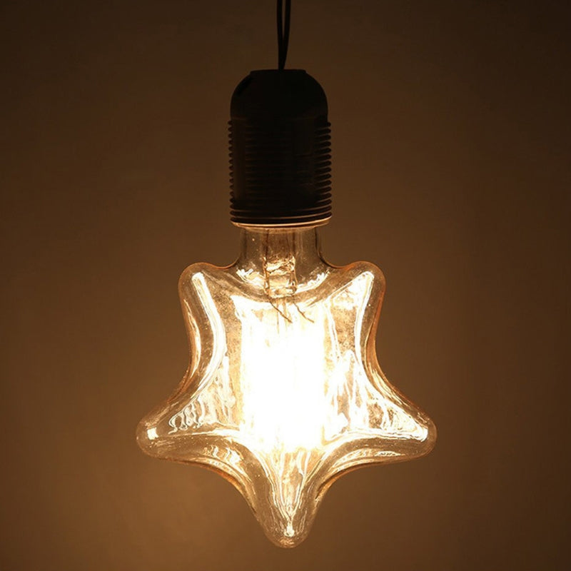 LED Filament Lamp + Cord, Star