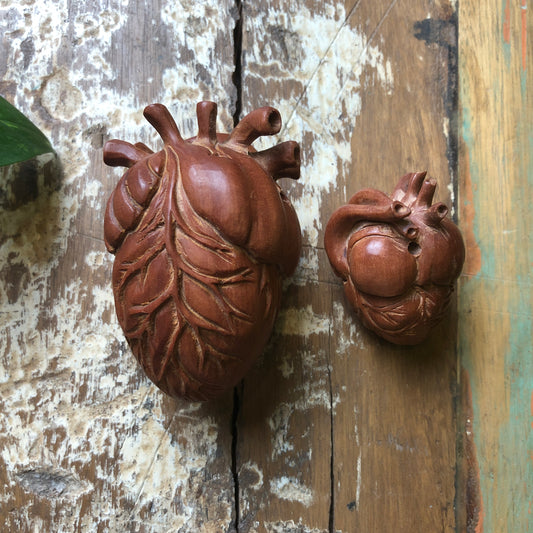 Wood Carvings, Heart - Shakti